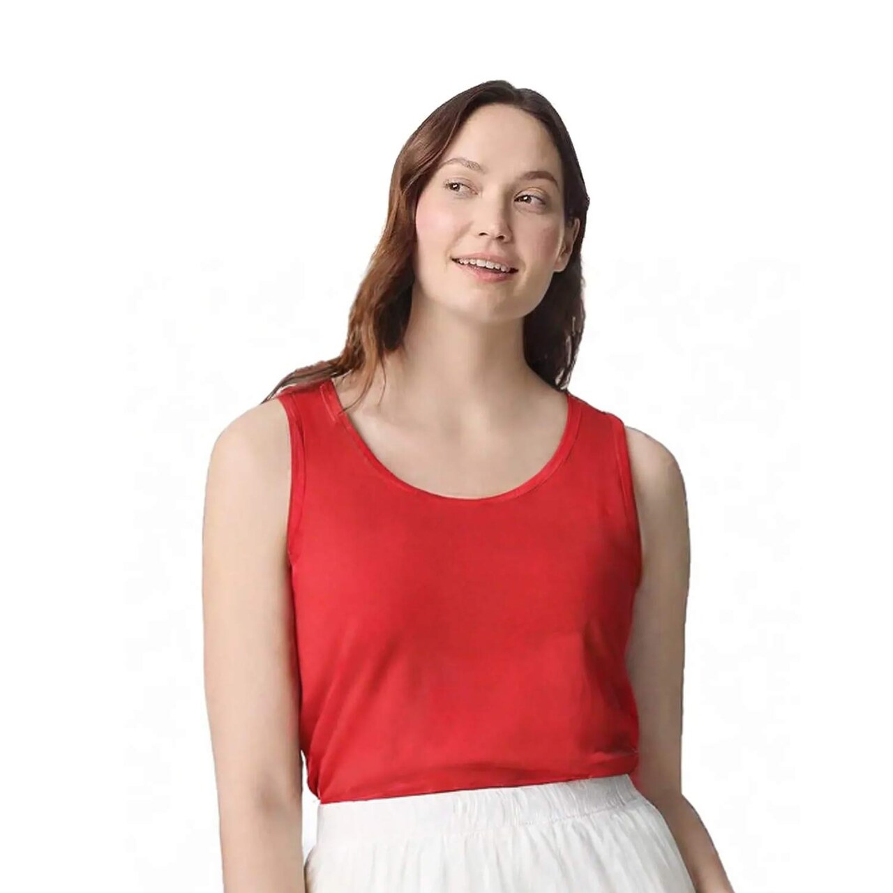 Gildan Heavy Cotton Unisex Crew Neck Tank Top for Ready Print & Casual Cotton Sleeveless Shirt